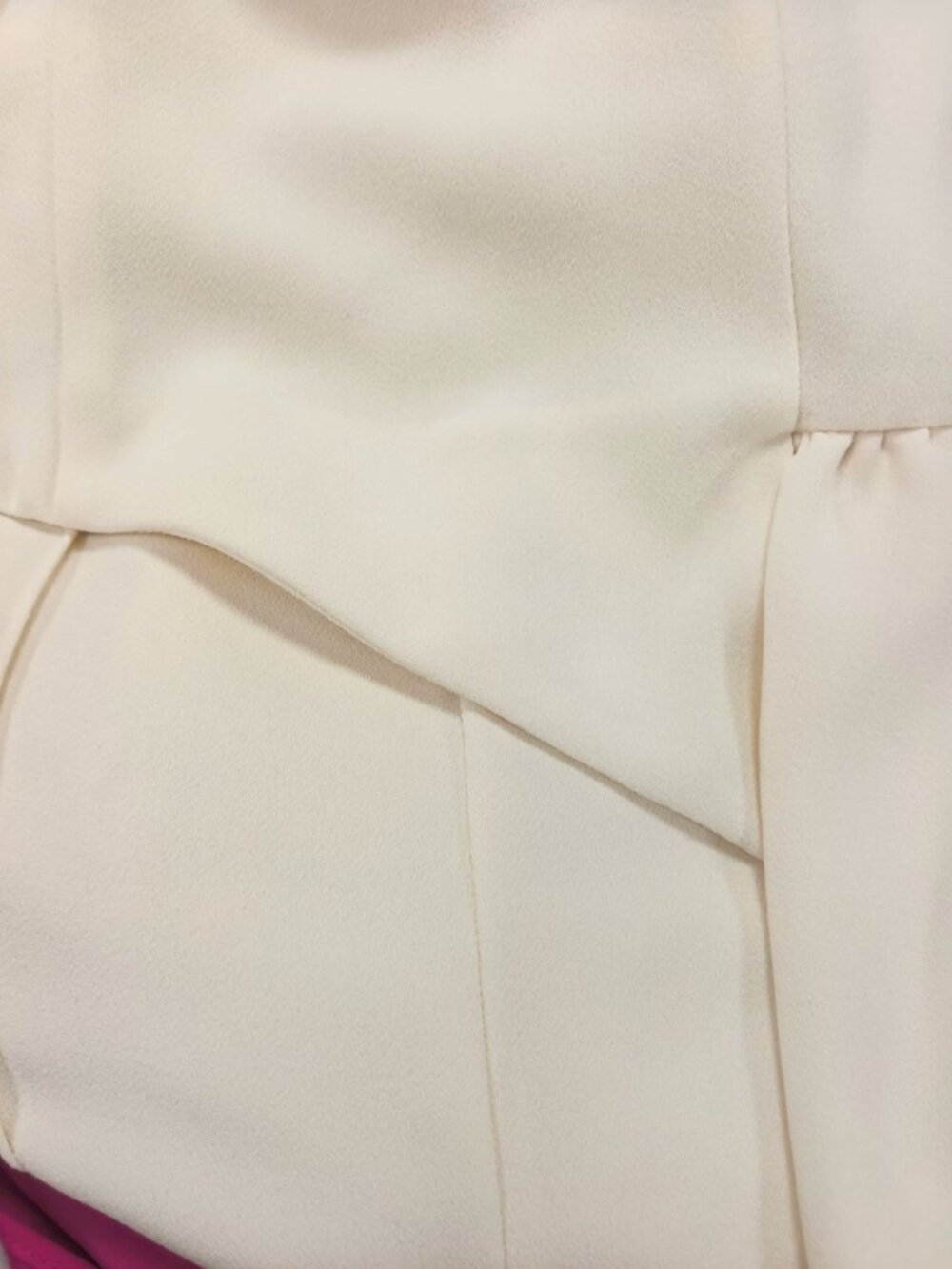 REISS Leah Jumpsuit US 6/8/10 Strapless Draped Ivory White - Picture 9 of 10